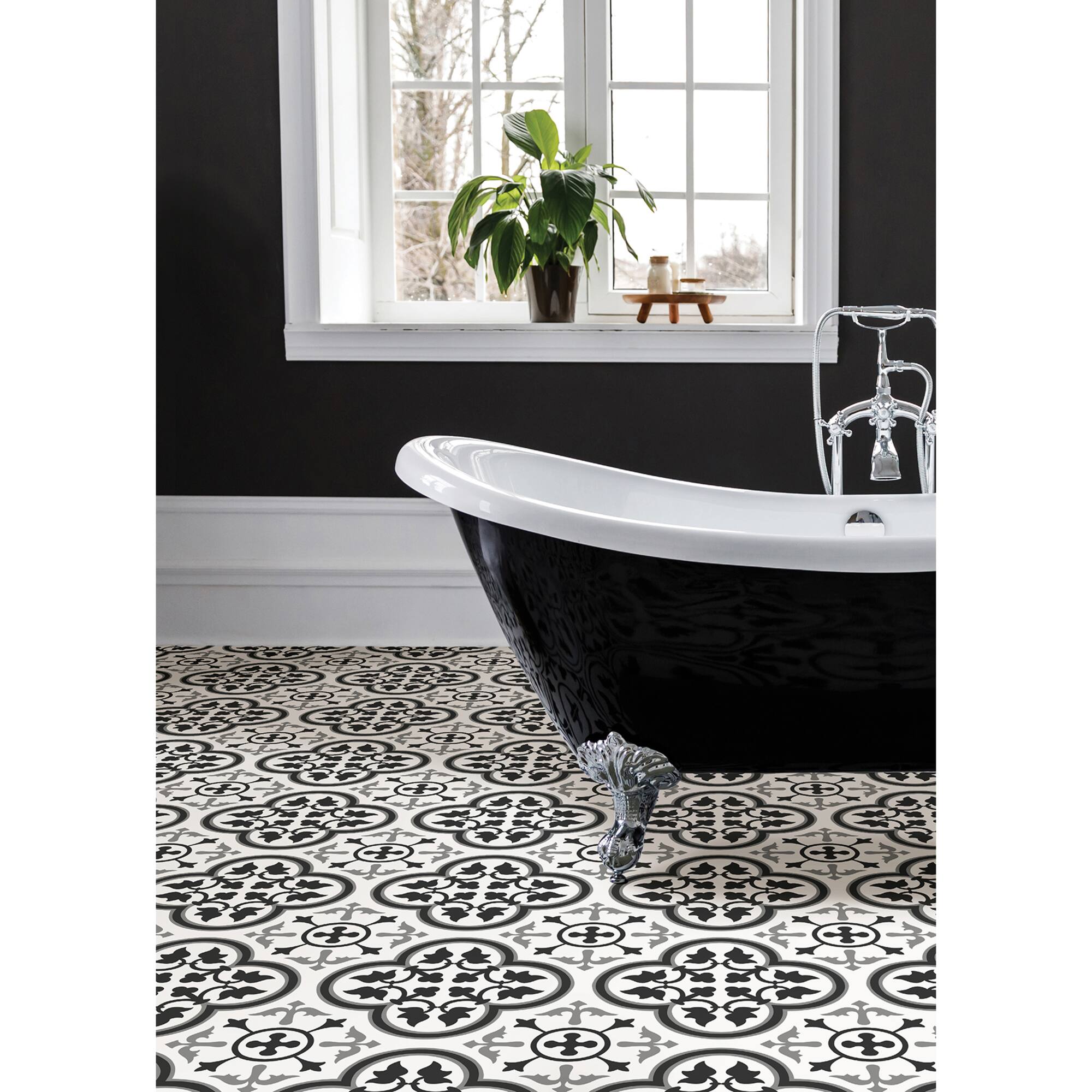 FloorPops Villa Peel & Stick Floor Tiles
